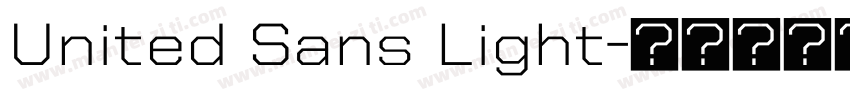 United Sans Light字体转换